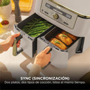 Ninja MAX, Freidora de Aire con 2 Cajones Independientes, 9,5L